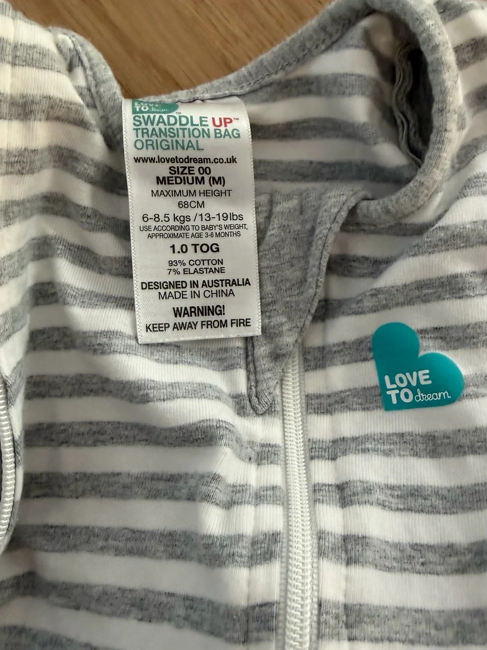 Love to dream transitional swaddles